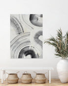 Zen Flow II by Jennifer Parker on GIANT ART - beige black & white abstract