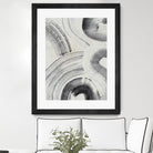 Zen Flow II by Jennifer Parker on GIANT ART - beige black & white abstract