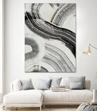 Zen Flow III by Jennifer Parker on GIANT ART - beige abstract abstract
