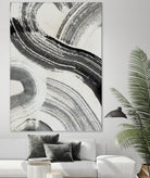 Zen Flow III by Jennifer Parker on GIANT ART - beige abstract abstract