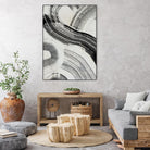 Zen Flow III by Jennifer Parker on GIANT ART - beige abstract abstract