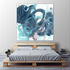 Blue Byte I by June Vess on GIANT ART - blue abstract abstract