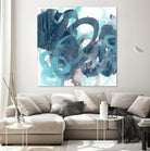 Blue Byte I by June Vess on GIANT ART - blue abstract abstract