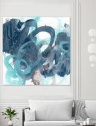 Blue Byte I by June Vess on GIANT ART - blue abstract abstract