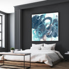 Blue Byte I by June Vess on GIANT ART - blue abstract abstract