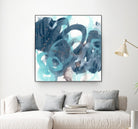 Blue Byte I by June Vess on GIANT ART - blue abstract abstract