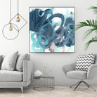 Blue Byte I by June Vess on GIANT ART - blue abstract abstract