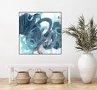 Blue Byte I by June Vess on GIANT ART - blue abstract abstract