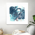 Blue Byte I by June Vess on GIANT ART - blue abstract abstract