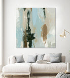 Neutral Landslide I by Emma Caroline on GIANT ART - green landscapes & seascapes abstract