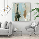 Neutral Landslide I by Emma Caroline on GIANT ART - green landscapes & seascapes abstract