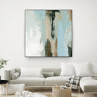 Neutral Landslide II by Emma Caroline on GIANT ART - green landscapes & seascapes abstract