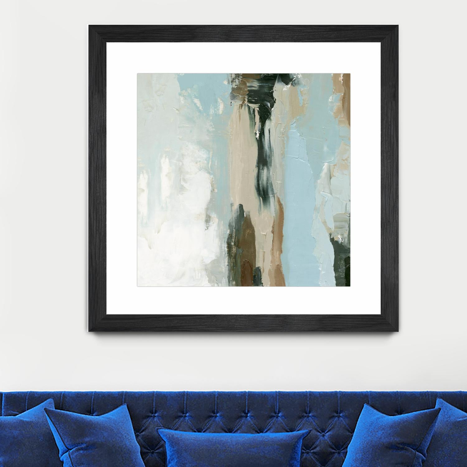Neutral Landslide II by Emma Caroline on GIANT ART - green landscapes & seascapes abstract