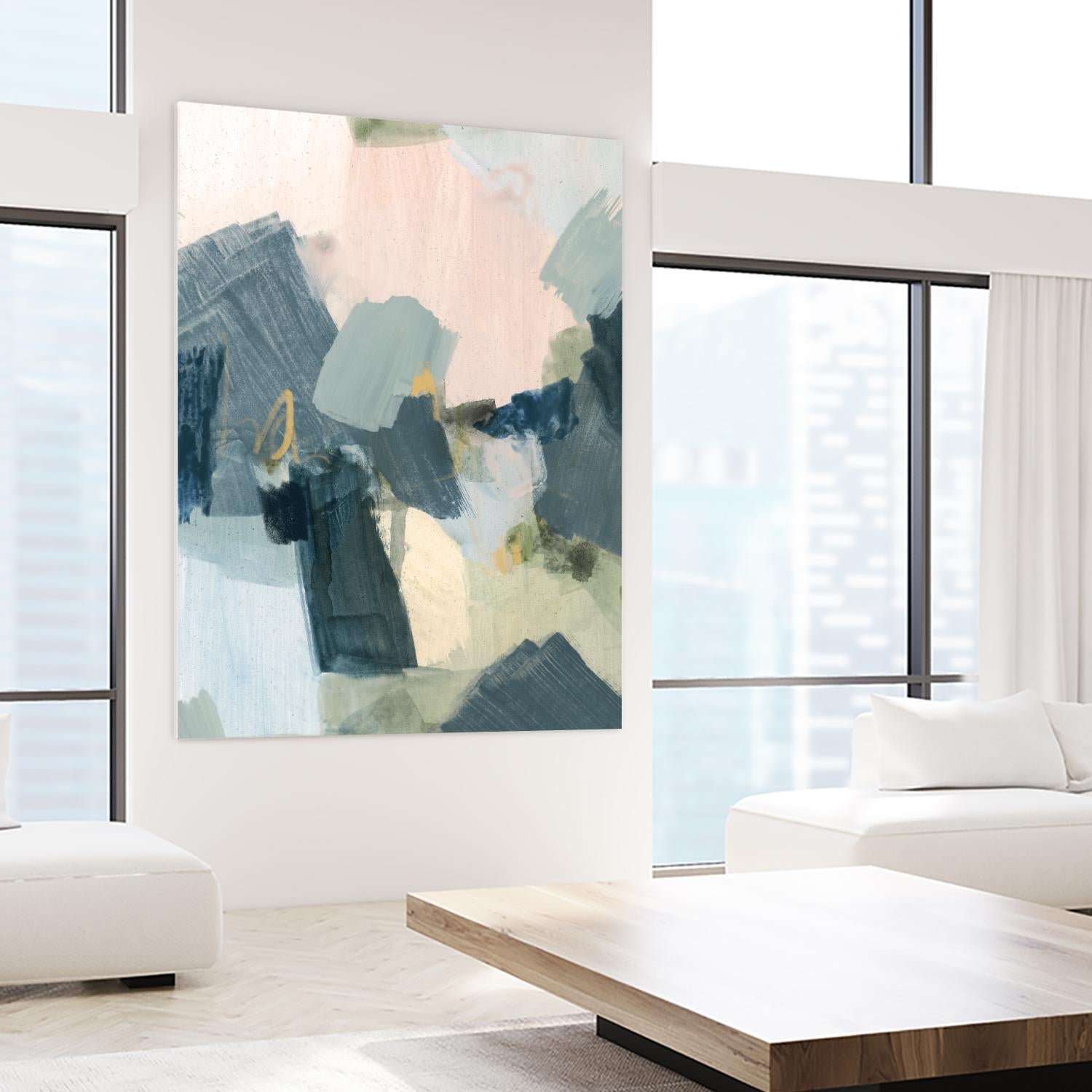 Lago I by Victoria Barnes on GIANT ART - orange abstract abstract