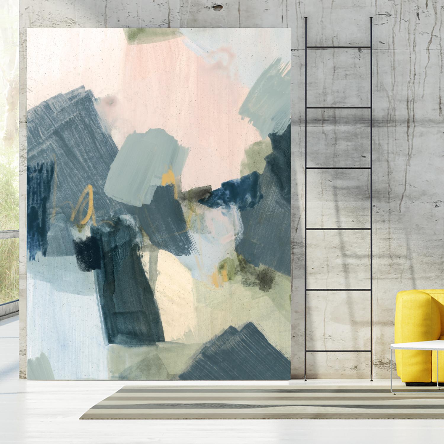 Lago I by Victoria Barnes on GIANT ART - orange abstract abstract