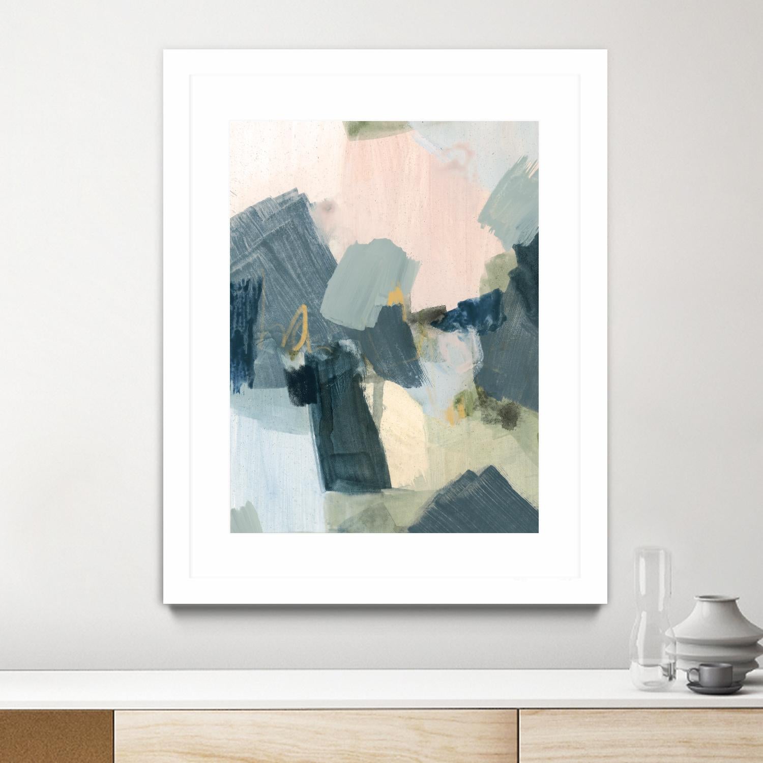 Lago I by Victoria Barnes on GIANT ART - orange abstract abstract