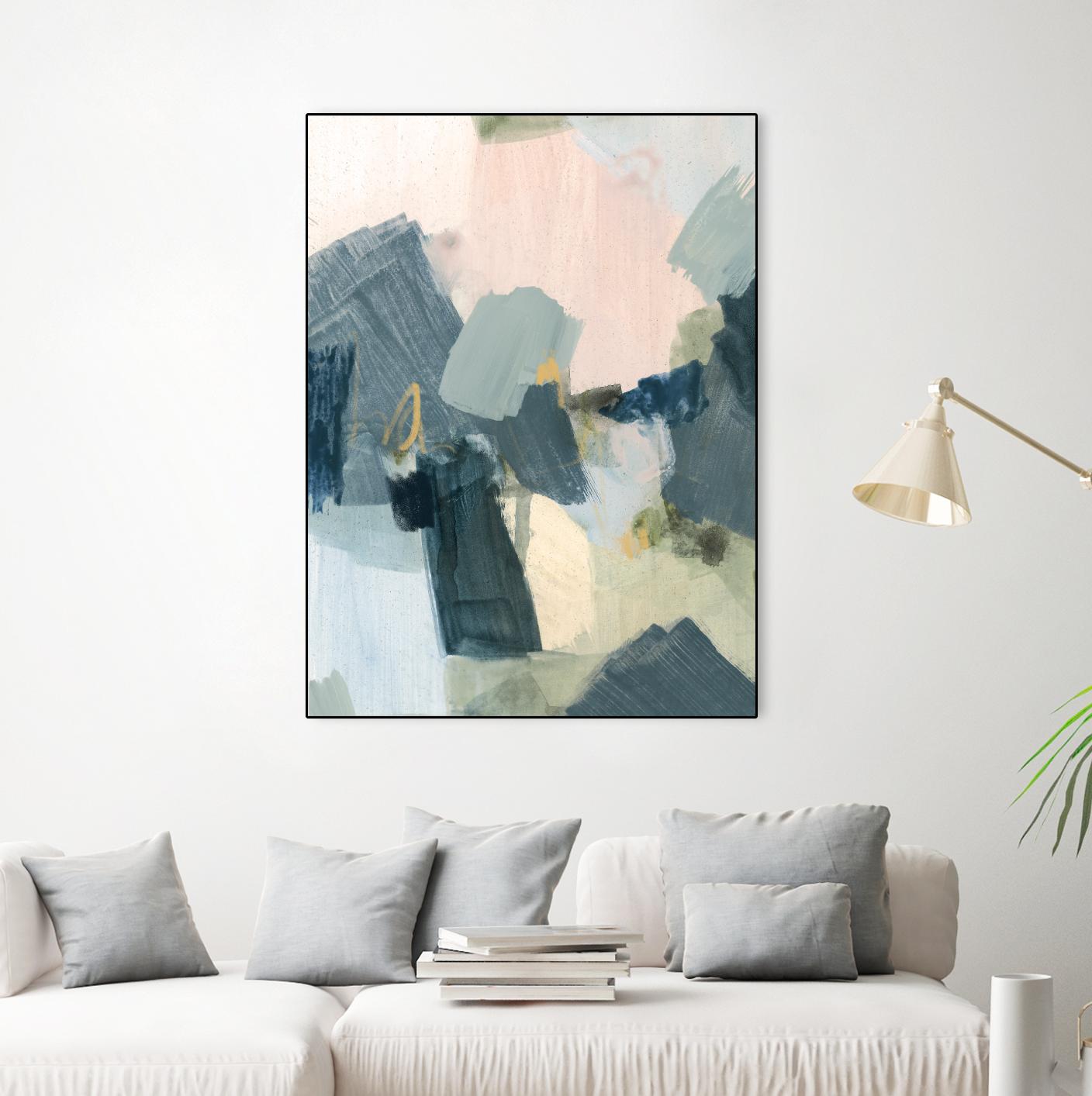 Lago I by Victoria Barnes on GIANT ART - orange abstract abstract