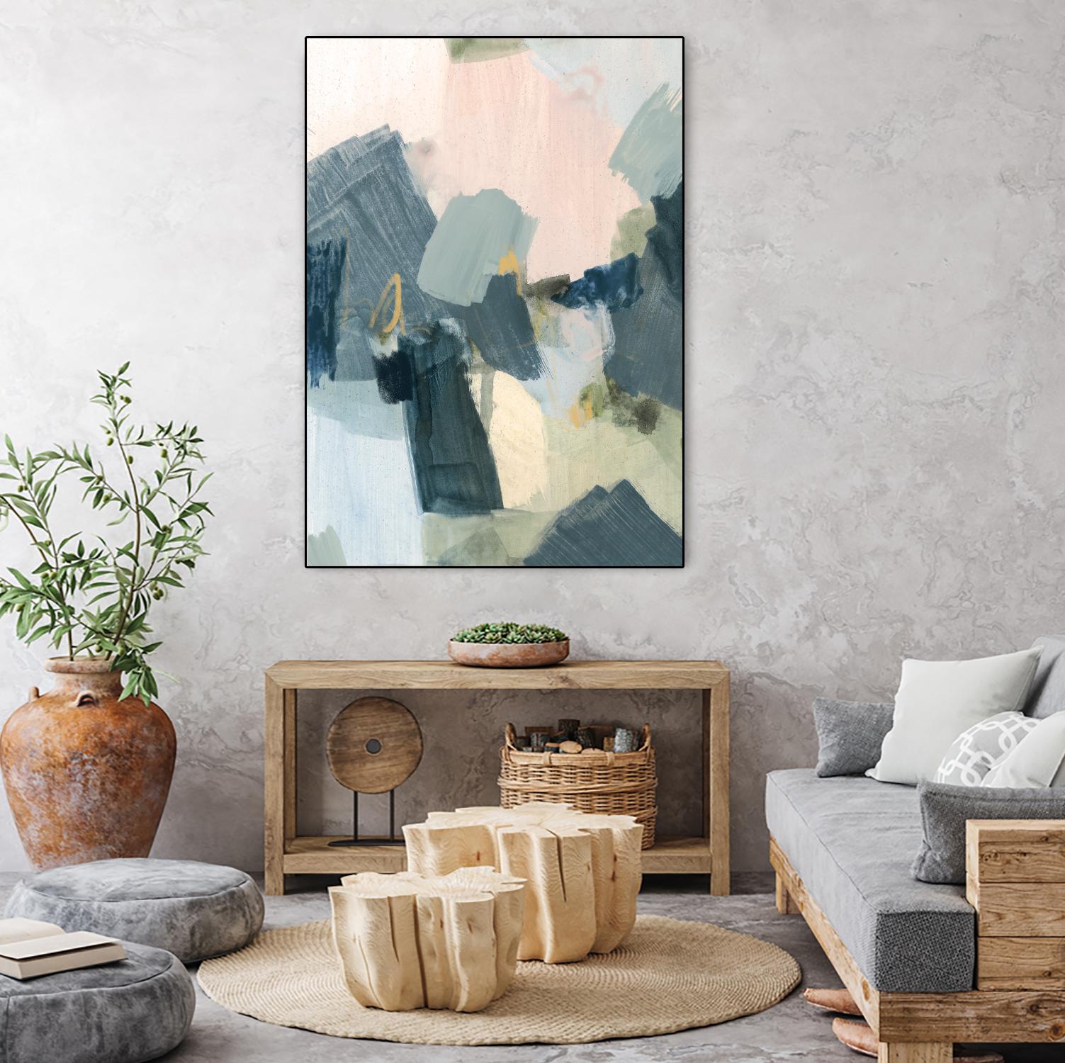 Lago I by Victoria Barnes on GIANT ART - orange abstract abstract