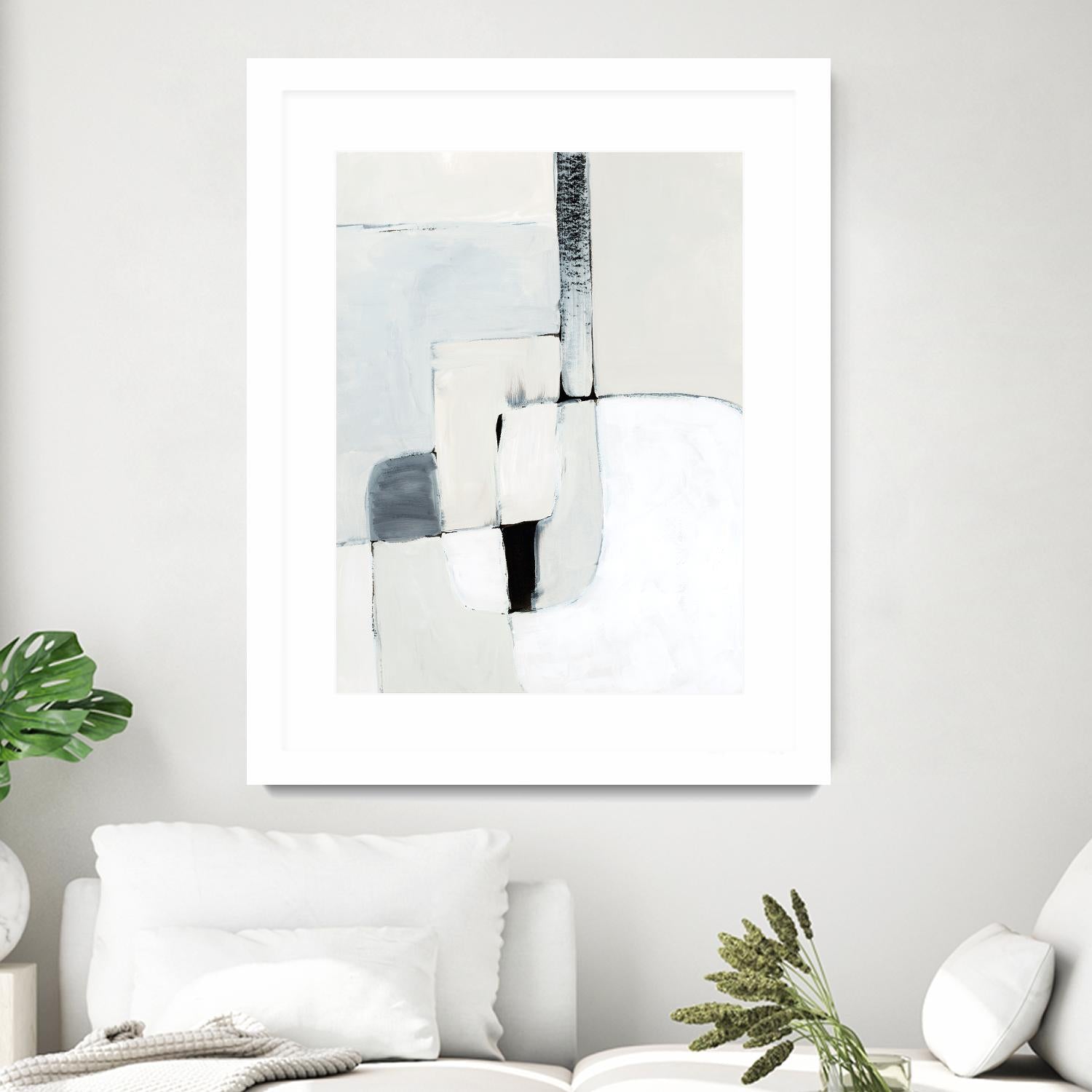 Soft Spoken I by Victoria Barnes on GIANT ART - beige abstract abstract