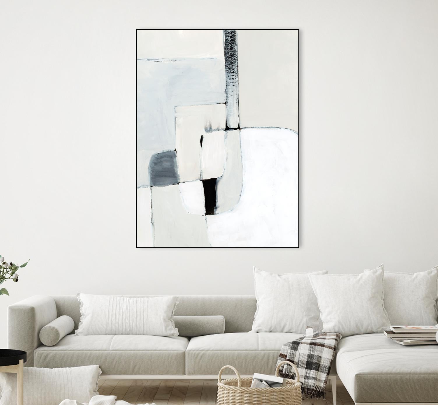 Soft Spoken I by Victoria Barnes on GIANT ART - beige abstract abstract