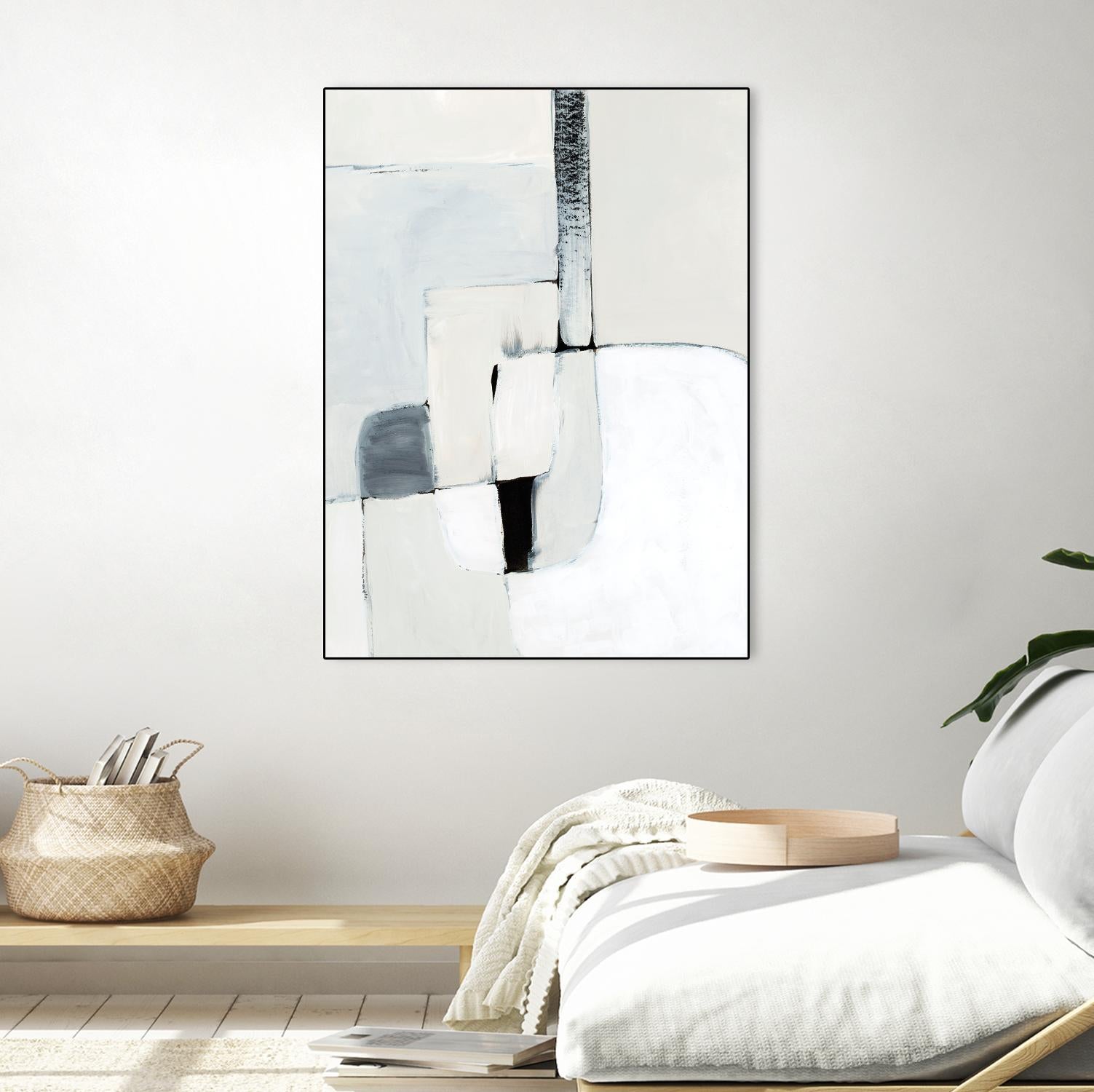 Soft Spoken I by Victoria Barnes on GIANT ART - beige abstract abstract