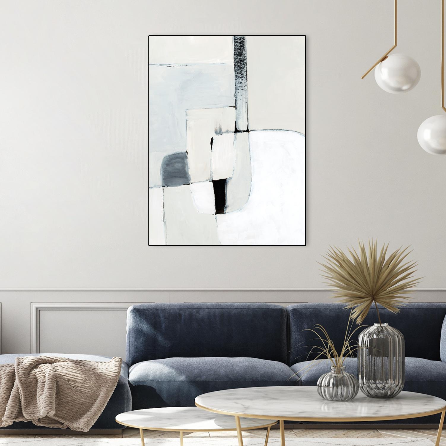 Soft Spoken I by Victoria Barnes on GIANT ART - beige abstract abstract