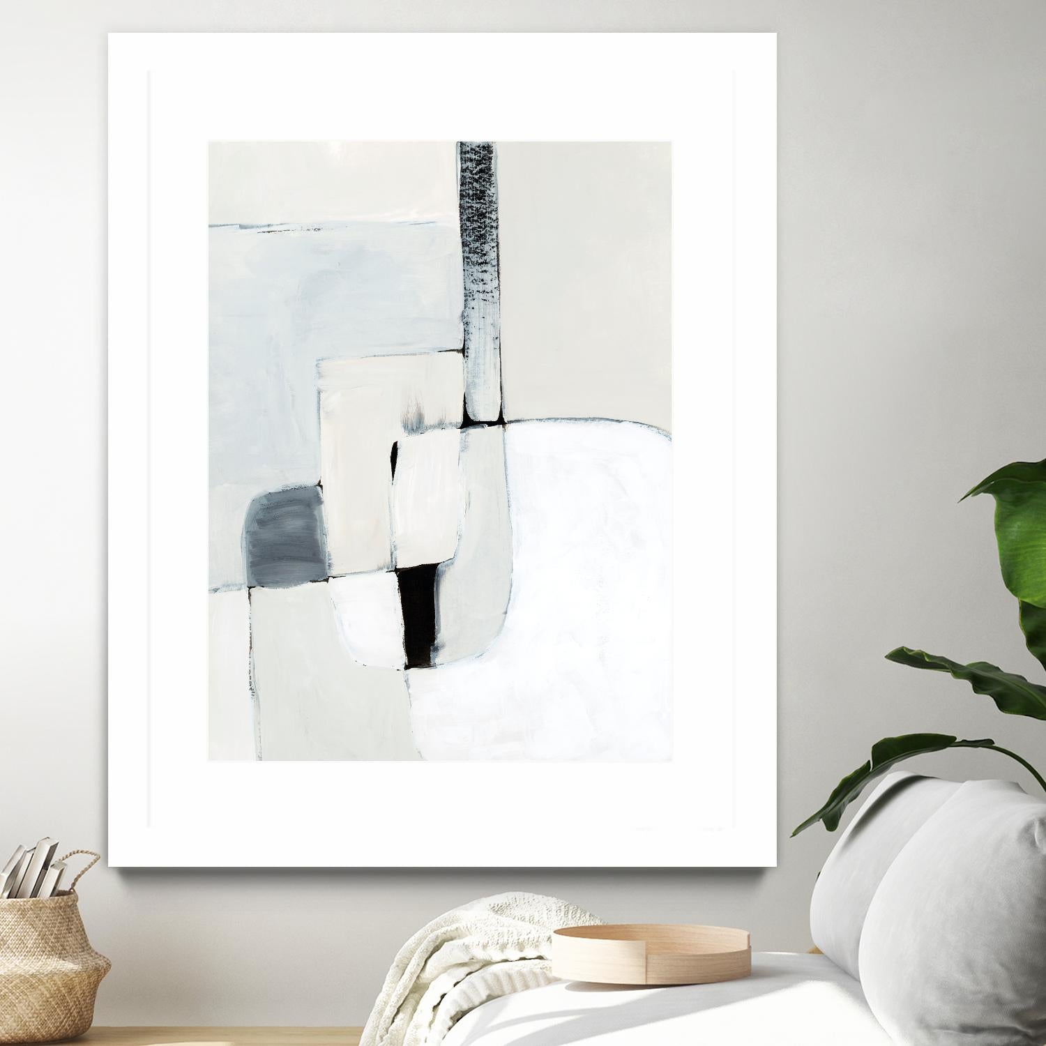 Soft Spoken I by Victoria Barnes on GIANT ART - beige abstract abstract