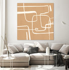 Wayfinder I by Victoria Barnes on GIANT ART - beige abstract abstract