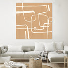 Wayfinder I by Victoria Barnes on GIANT ART - beige abstract abstract