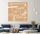 Wayfinder I by Victoria Barnes on GIANT ART - beige abstract abstract