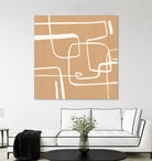 Wayfinder I by Victoria Barnes on GIANT ART - beige abstract abstract