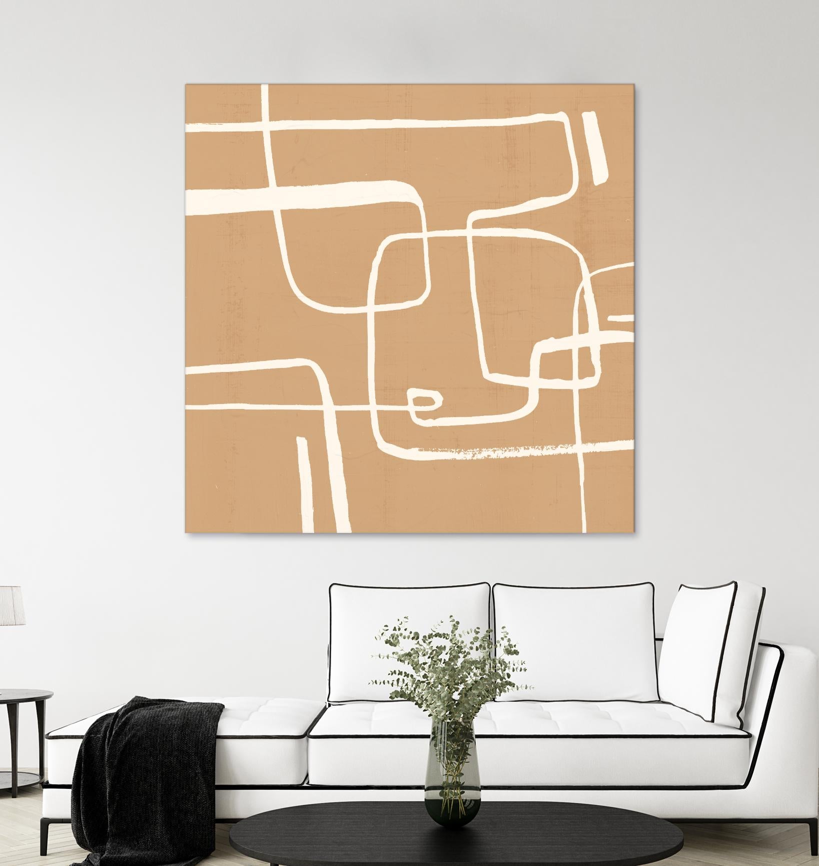 Wayfinder I by Victoria Barnes on GIANT ART - beige abstract abstract