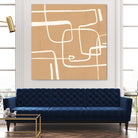 Wayfinder I by Victoria Barnes on GIANT ART - beige abstract abstract