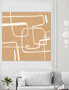 Wayfinder I by Victoria Barnes on GIANT ART - beige abstract abstract