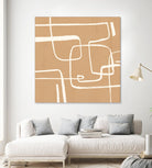 Wayfinder I by Victoria Barnes on GIANT ART - beige abstract abstract