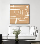 Wayfinder I by Victoria Barnes on GIANT ART - beige abstract abstract