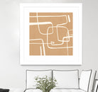 Wayfinder I by Victoria Barnes on GIANT ART - beige abstract abstract