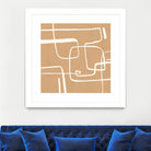 Wayfinder I by Victoria Barnes on GIANT ART - beige abstract abstract