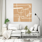 Wayfinder I by Victoria Barnes on GIANT ART - beige abstract abstract