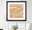 Wayfinder I by Victoria Barnes on GIANT ART - beige abstract abstract