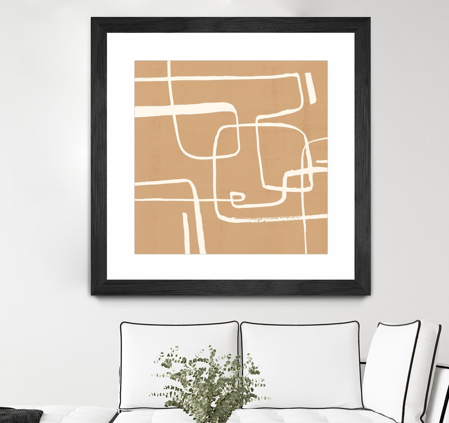 Wayfinder I by Victoria Barnes on GIANT ART - beige abstract abstract