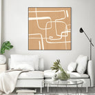 Wayfinder I by Victoria Barnes on GIANT ART - beige abstract abstract