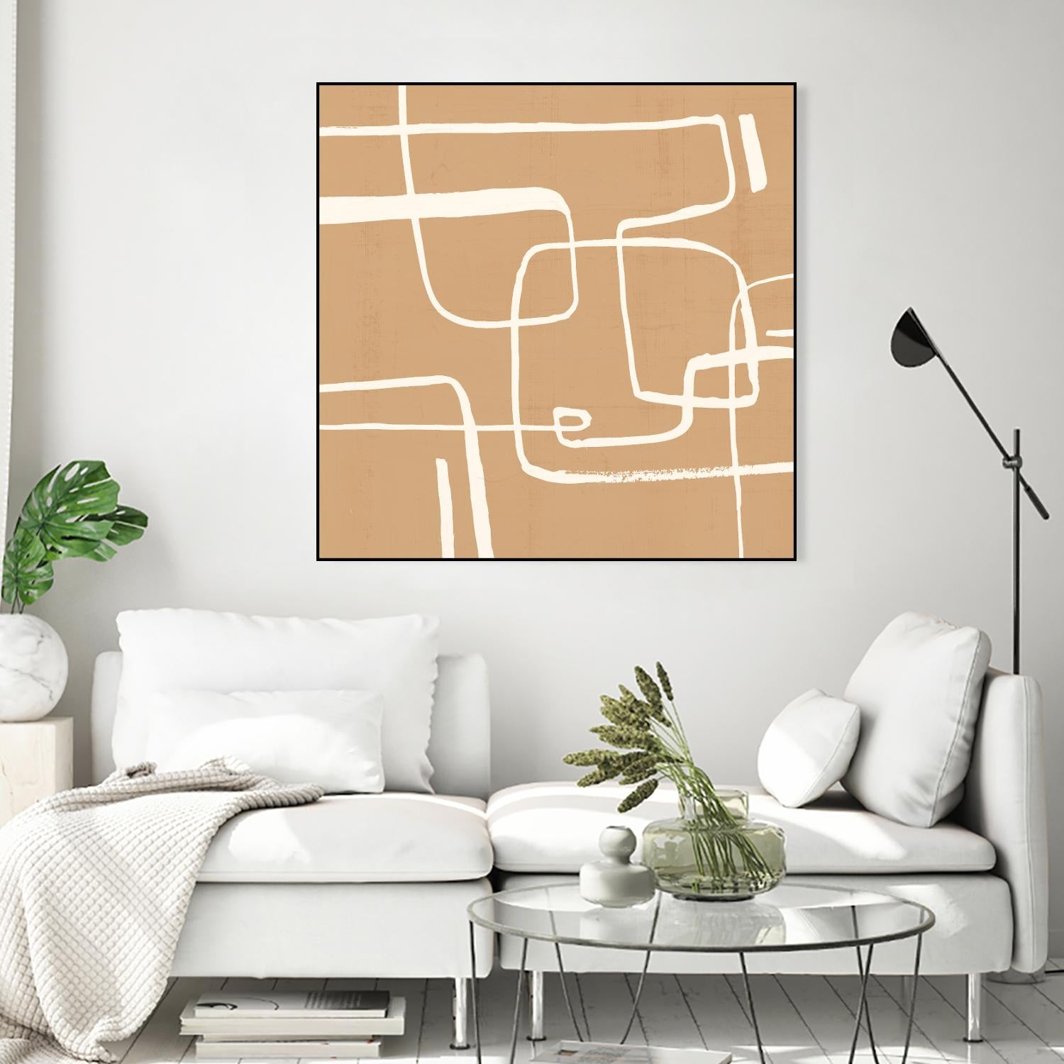 Wayfinder I by Victoria Barnes on GIANT ART - beige abstract abstract