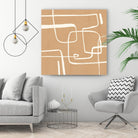 Wayfinder I by Victoria Barnes on GIANT ART - beige abstract abstract