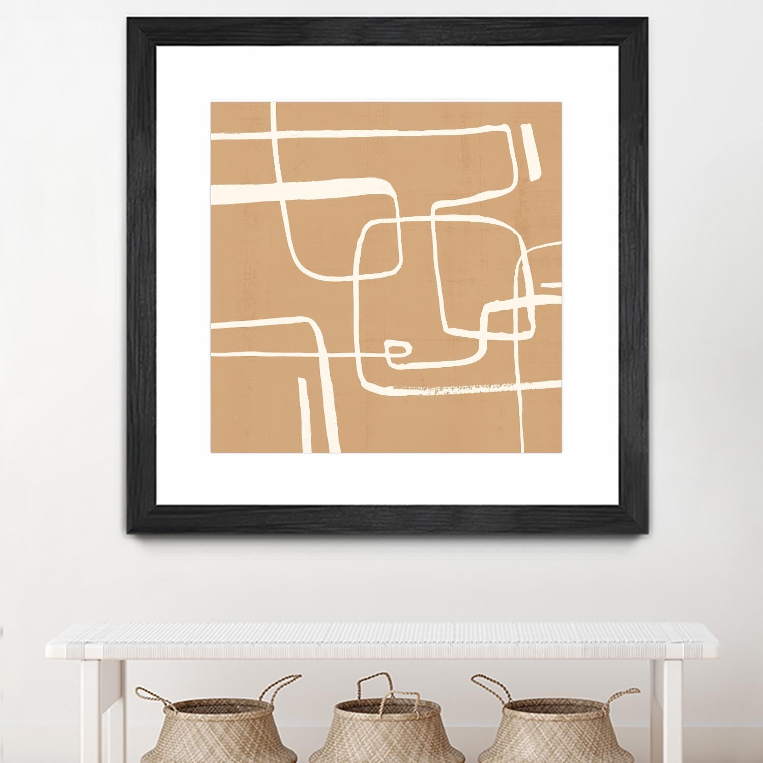 Wayfinder I by Victoria Barnes on GIANT ART - beige abstract abstract