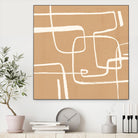 Wayfinder I by Victoria Barnes on GIANT ART - beige abstract abstract