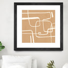 Wayfinder I by Victoria Barnes on GIANT ART - beige abstract abstract