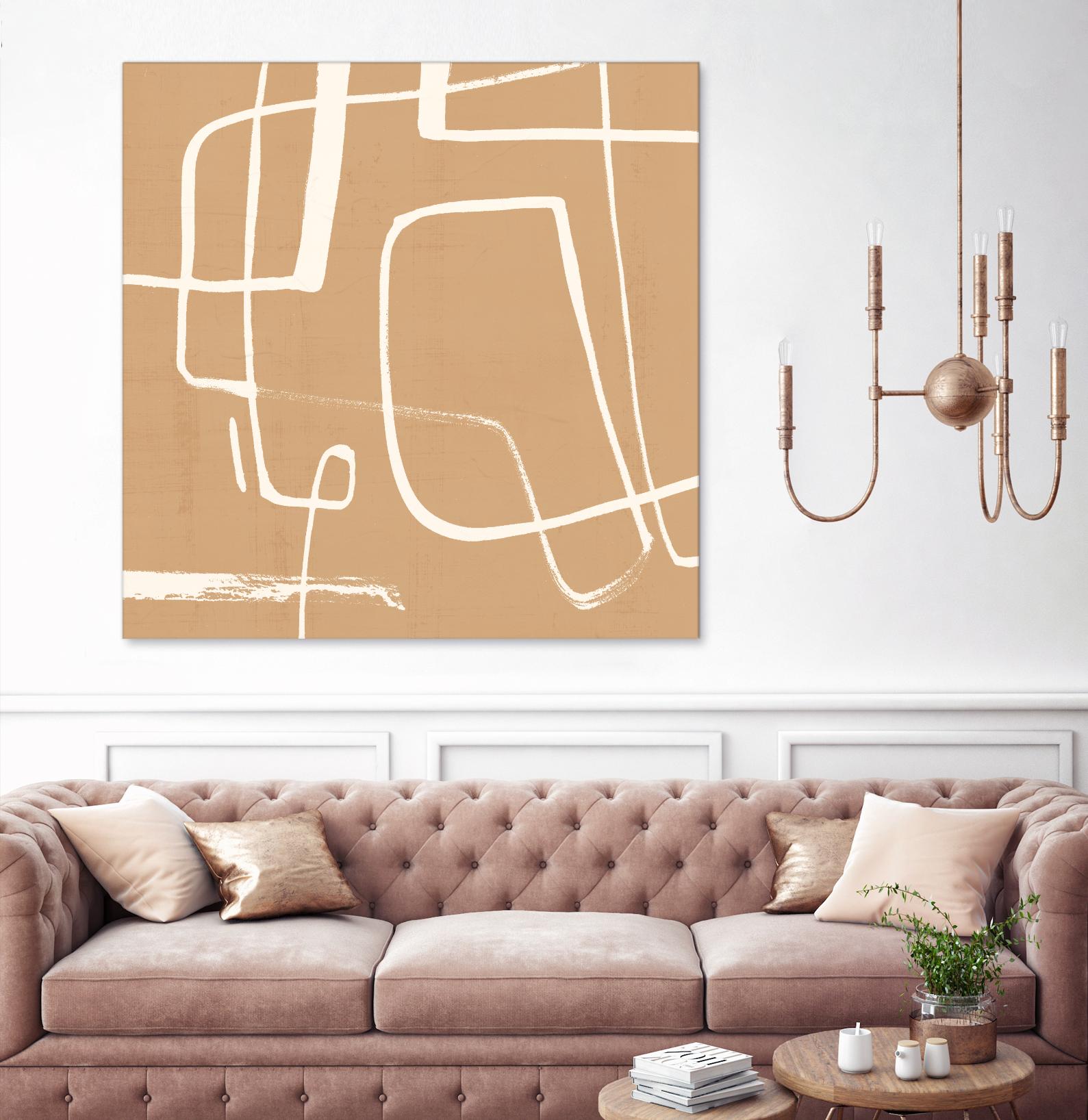 Wayfinder II by Victoria Barnes on GIANT ART - beige abstract abstract