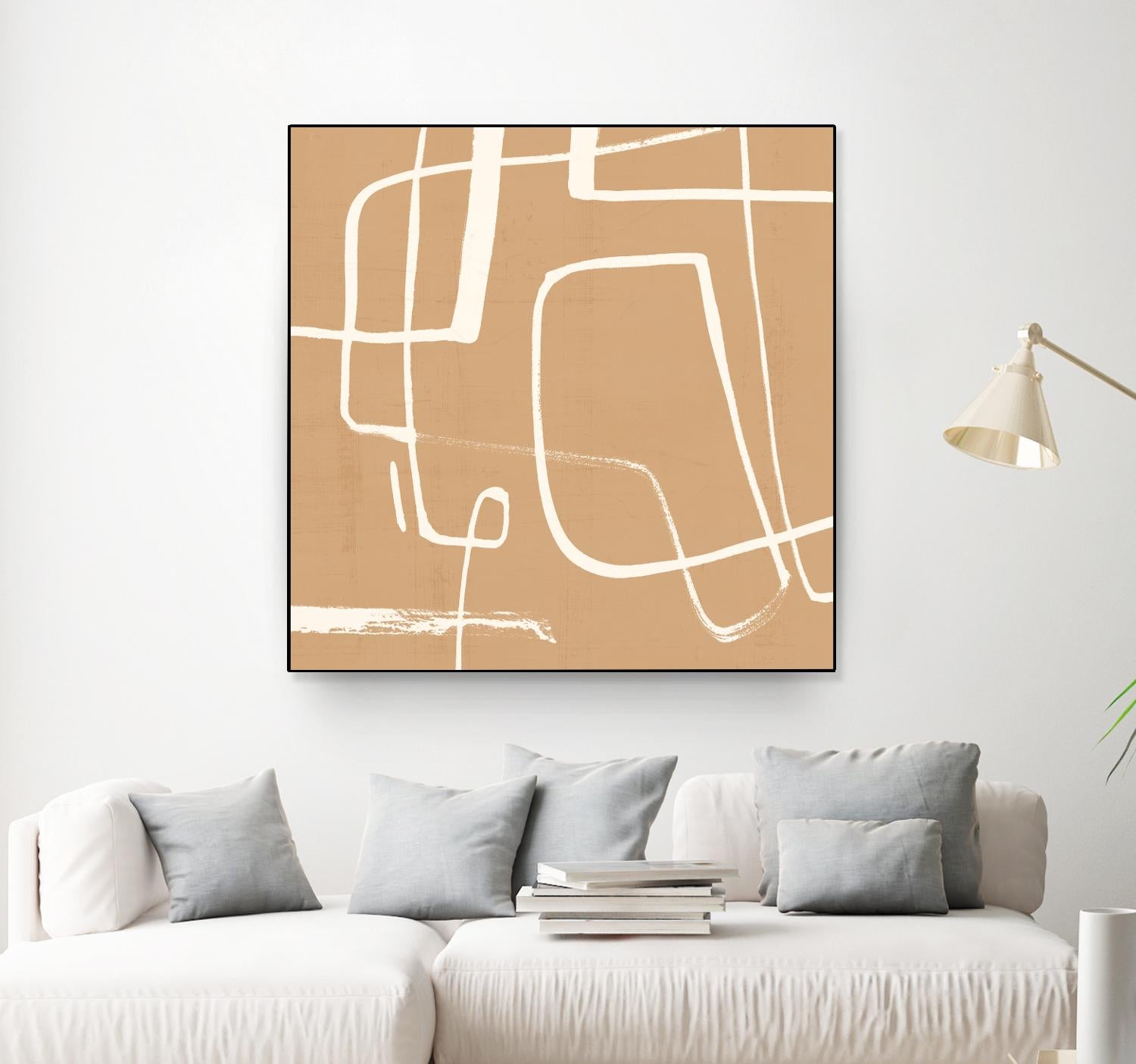 Wayfinder II by Victoria Barnes on GIANT ART - beige abstract abstract