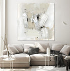 Neutral Brushstrokes I by Victoria Barnes on GIANT ART - beige abstract abstract